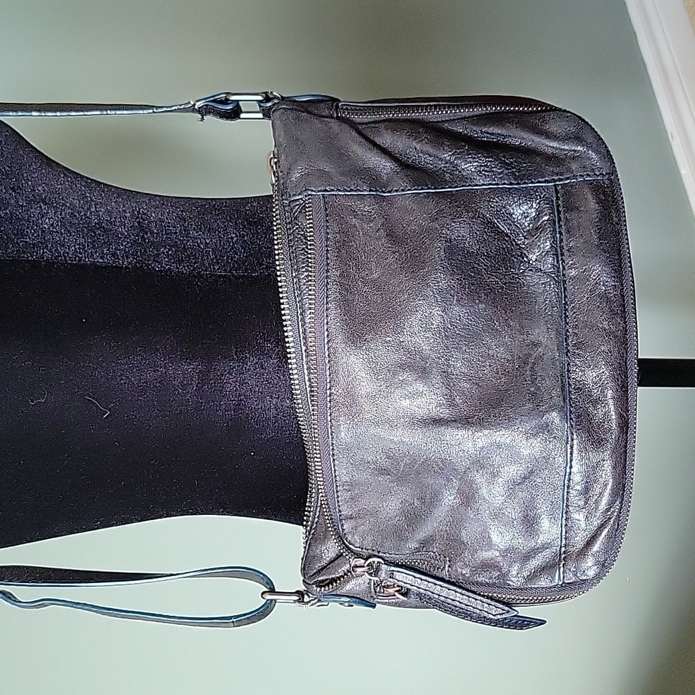 Olivia Harris Tribeca "UNZIPPED" crossbody bag